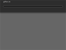 Tablet Screenshot of gifter.in